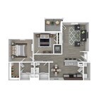 Cutter - 2 Beds, 2 Baths, 1055 sq. ft.
