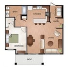 1BR/1BA