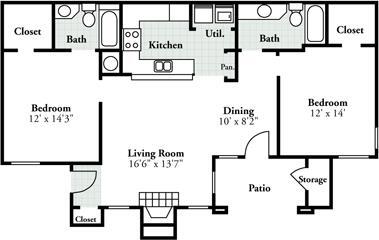 Executive - Crowne Oaks Apartments