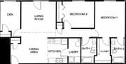 2BR/2BA