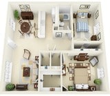 2BR/1BA