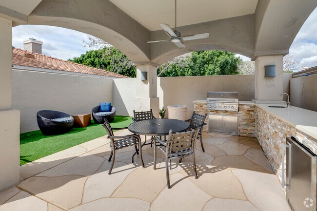Gazebo with Picnic & Grilling Station