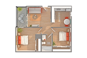 Marina | 2-Bedroom Floorplan