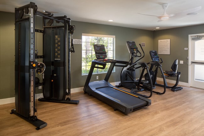 Fitness center with strength and cardio equipment