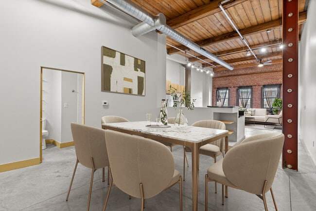 Contemporary open-concept dining areas