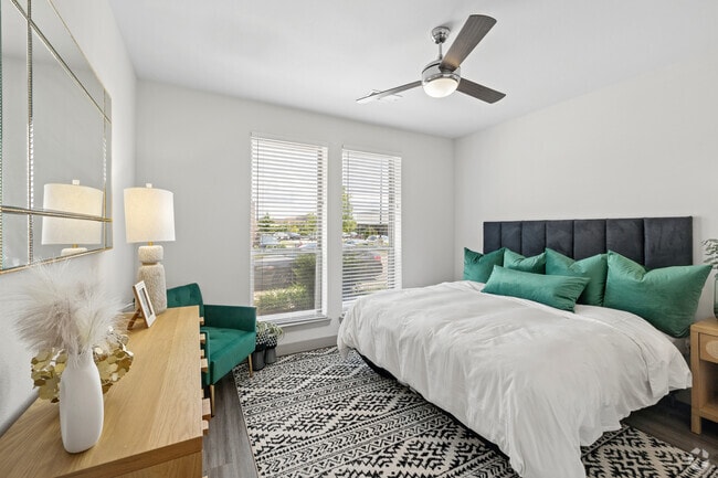 A2 1BR, 1BA - 861SF - Dormitorio - The Harper