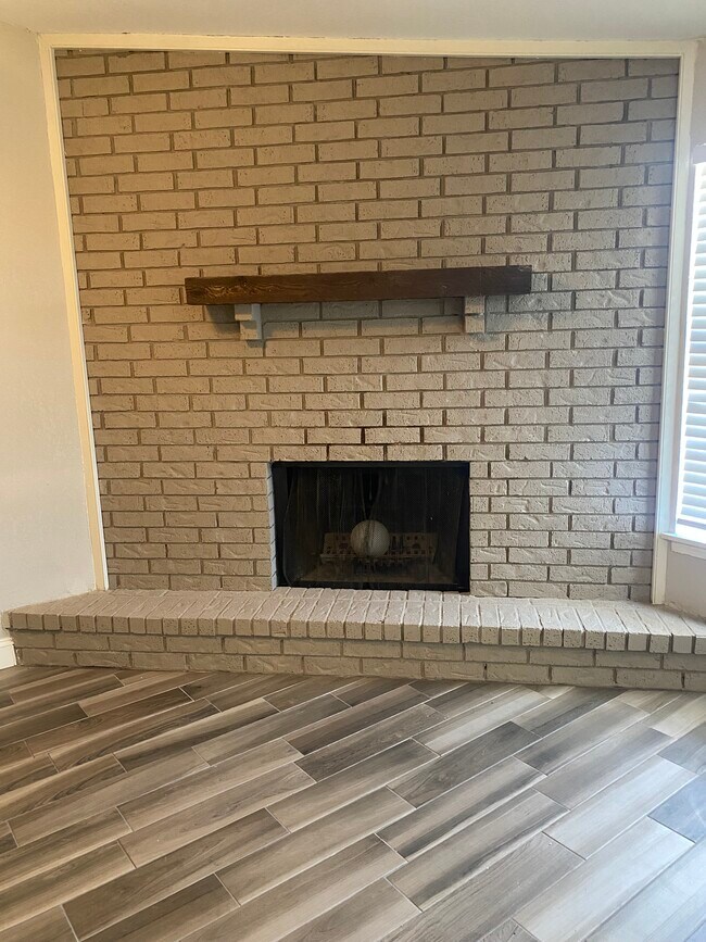 Wood Burning Fireplace