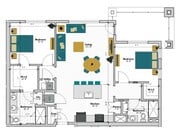 The Revere - Two Bedroom Two Bathroom