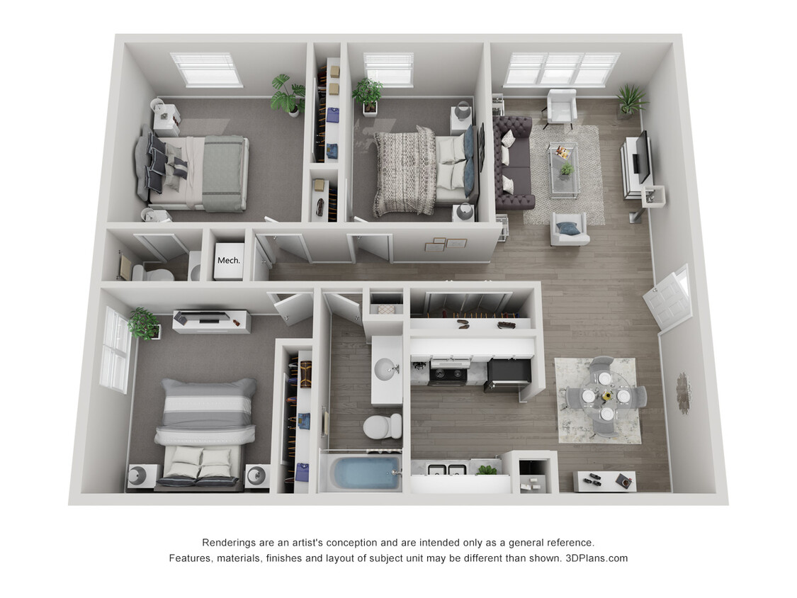 Floor Plan - Lotus Standard - Call For Availability
