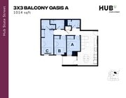 3x3 Balcony Oasis A 2-23