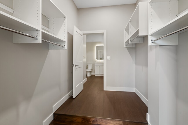 Front bedroom walk in closet