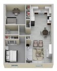 Two Bedroom / 1 Bath