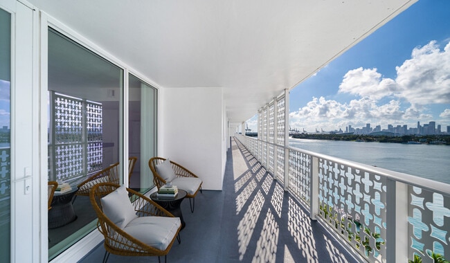 Take in some fresh air on your spacious balcony