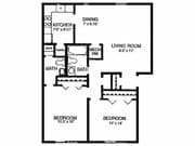 2BR/1.5BA