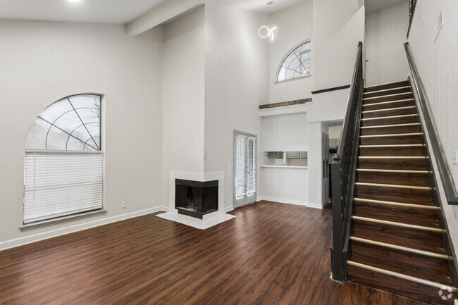2BR, 2BA - 1,076SF - Living Room
