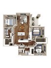 C1 floor plan Ascend at Pioneer Hill