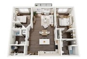 D.2 Two Bedroom floor plan Broadstone Walnut Grove