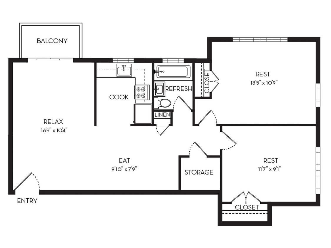 Floor Plan - The Woodmont