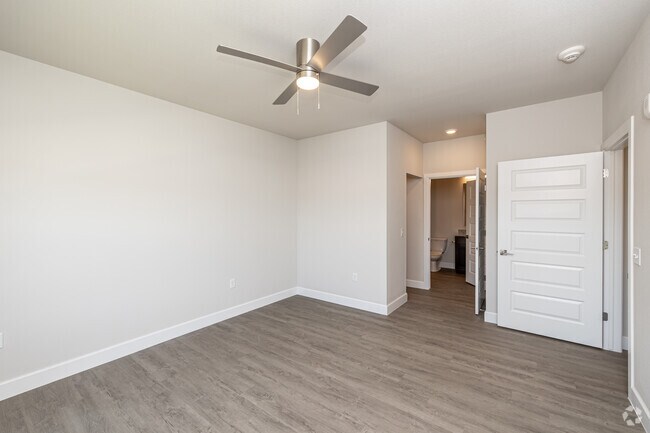1BR, 1BA - 710SF - Bedroom - 102 West Crossing Apartments