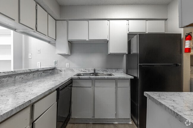 1 habitación, 1 baño - 565 pies cuadrados - Cocina