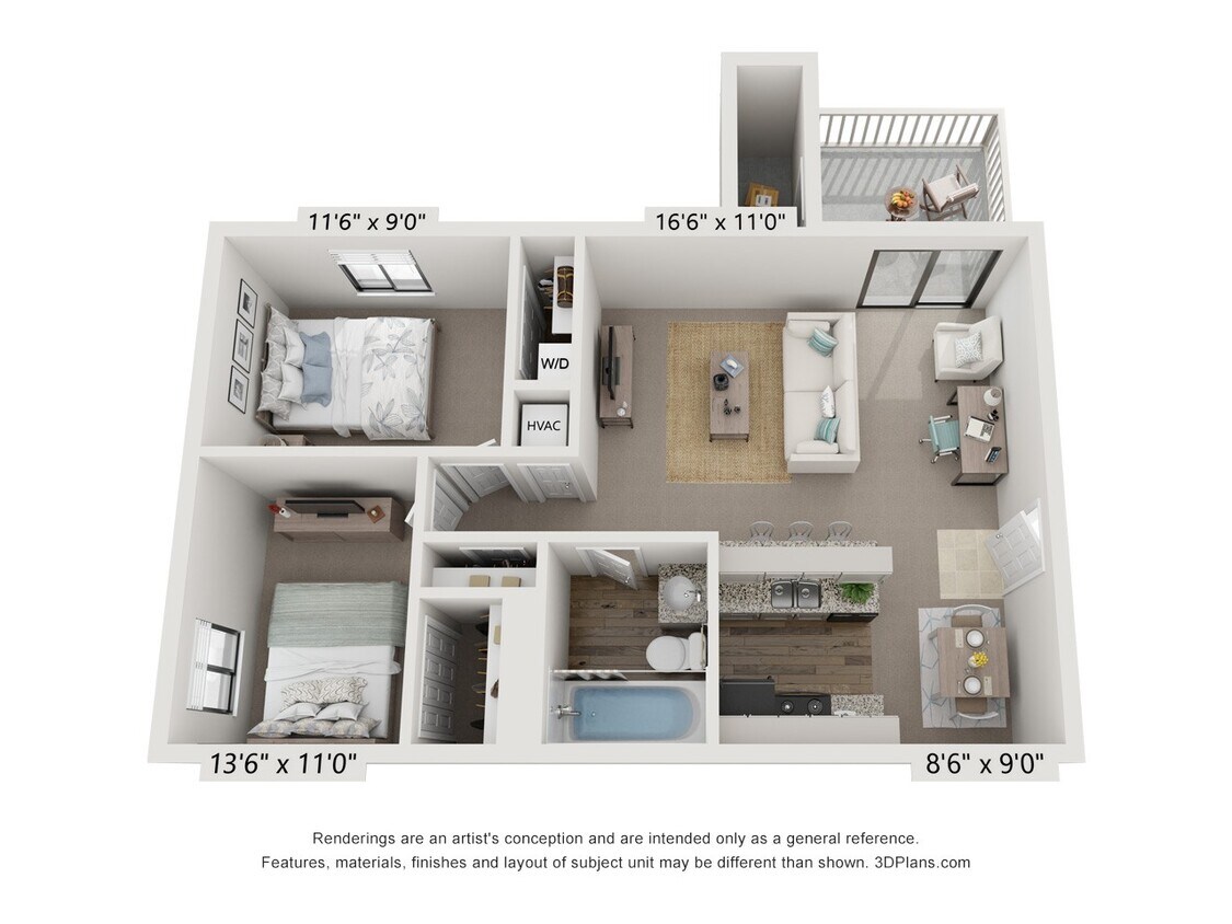 Floor Plan - Creekbend - Renovated