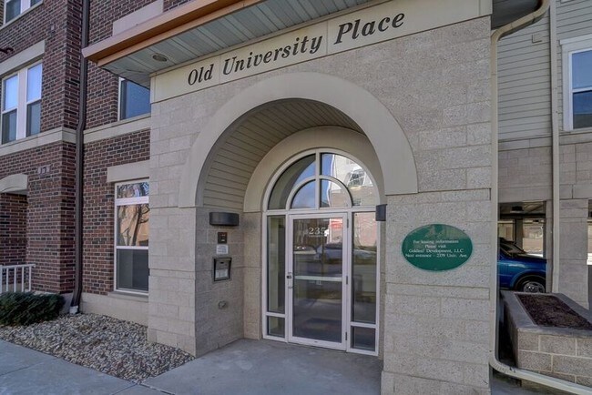 Entrance of Old University Place