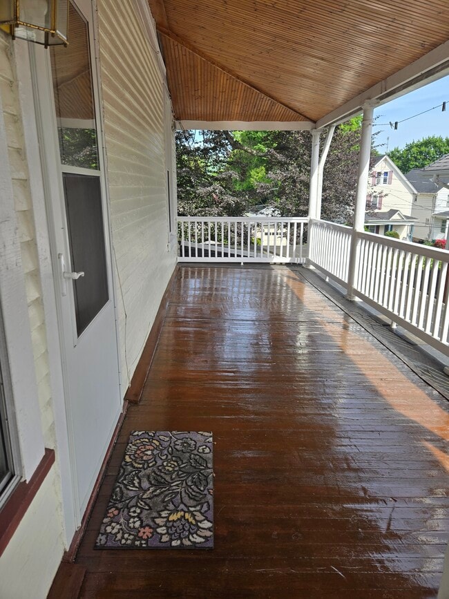 Private back porch - 1702 Penn Ave Apartments Unit 2W,      (second floor)