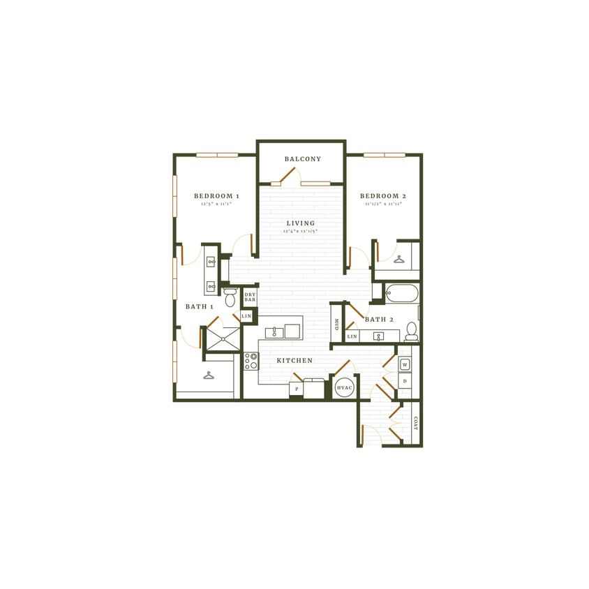 Floor Plan - B1-4 Coburn