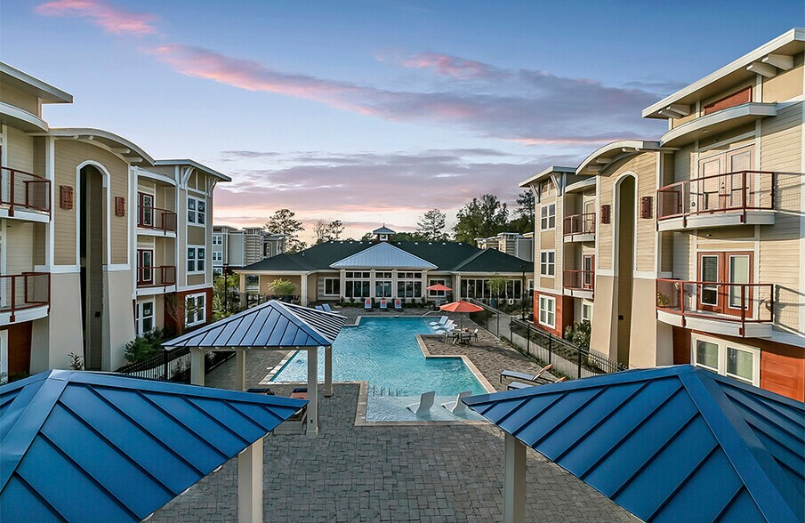 Resort-Style Pool with Cabanas
