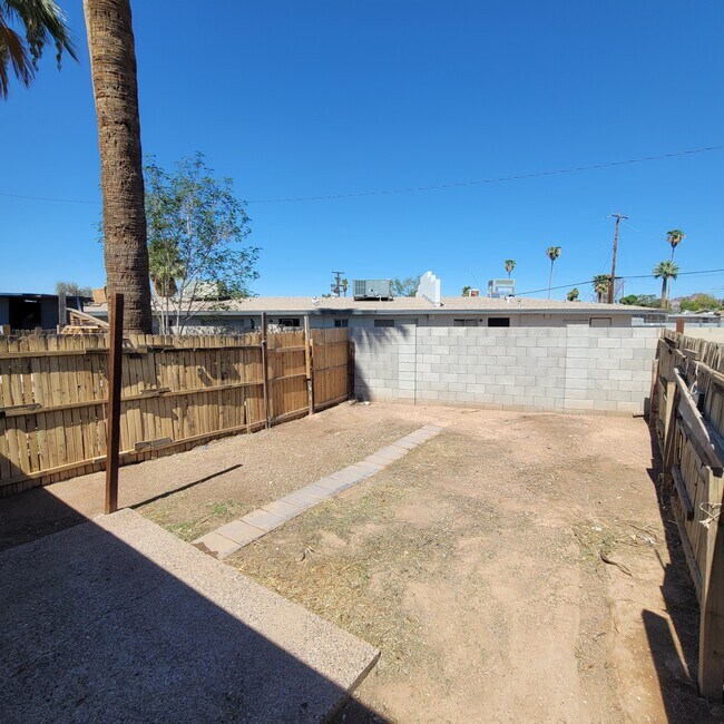 Private back yard