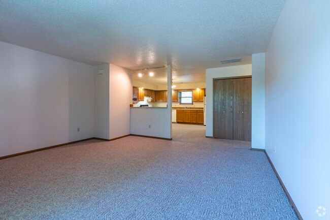 2BR, - 1BA - 1,225SF - Dining/Living Room - 6215 Normandy Drive