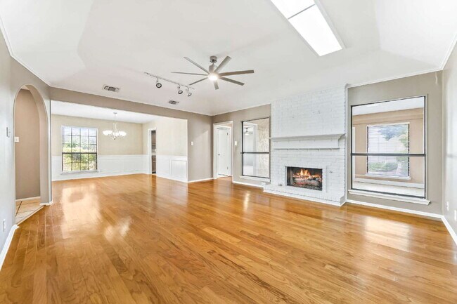 Photo - "Charming garden home offers 3-Bedroom Sanctuary with Cozy Fireplace in San Antonio – 1710 Sq Ft ...