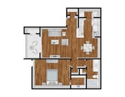 1 Bedroom 1 Bathroom