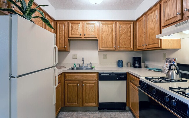 1 BD, 1 BA - (700sqft) - Kitchen - Pebblebrook - Heat, Water and Gas Included!