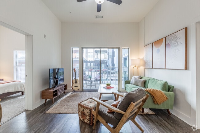 2BR, 2BA - 937SF - Living Room