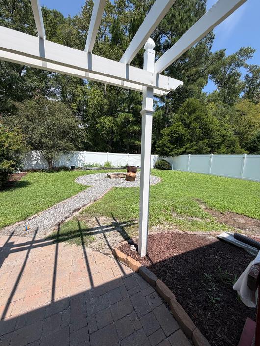 Backyard with firepit - 101 Palisades Way