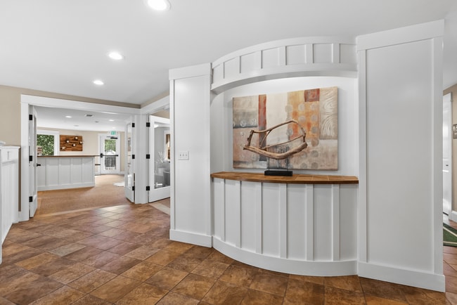 Stylish interior design with welcoming details