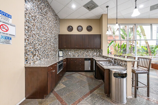 Clubhouse Kitchen - Metro 102 Apartments