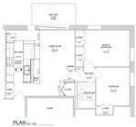2bed with balcony floor plan