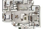 Hickory II- 2B 2BA- 1327 SF