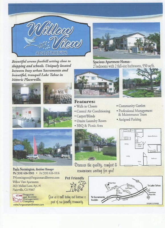 Apartments For Rent in Placerville, CA 25 Rentals