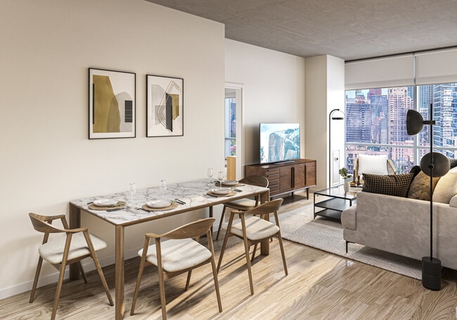 Living Room - 1322 S Wabash Ave Unit 1011