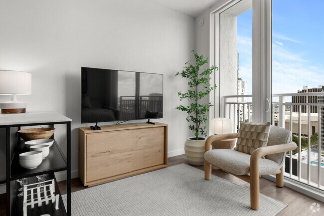 Studio - 464SF - Living Room