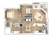2 Bedroom | 1 Bath | 952 SF