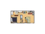 One Bedroom Eff. on 12th