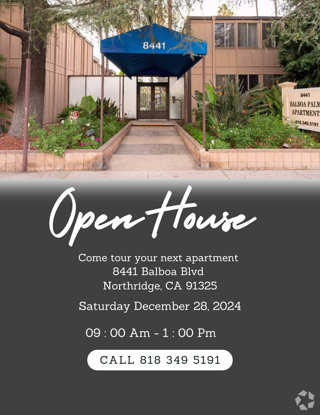 Open House 12/28 - Balboa Palms Apartments