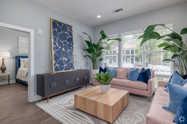 2 habitaciones, 2 baños, 982 pies cuadrados, sala de estar - Abberly Skye Apartment Homes