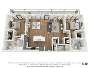 PH-B6 | 2 bed 2 bath | 1327 sq ft