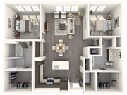 Canal 1535 Floor Plan B3.1