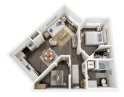 Baker (C1) floor plan Prose Southcenter